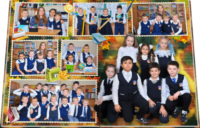 Красивые школьные виньетки