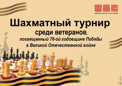 Шахматный турнир плакат