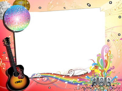 Рамки музыкальные детские