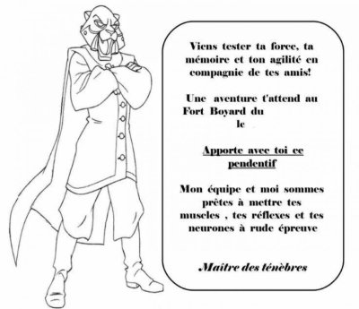 Приглашение на день рождения Форт Боярд