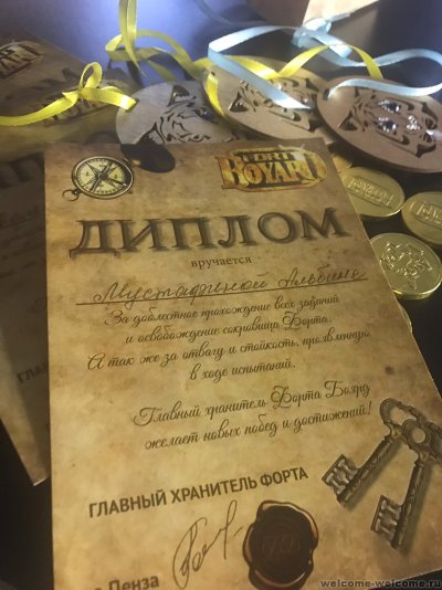 Приглашение на день рождения в стиле Форт Боярд