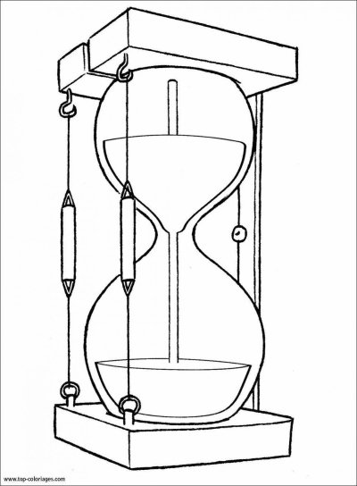 Песочные часы рисунок