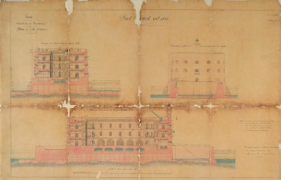 Схема карта форта Боярда