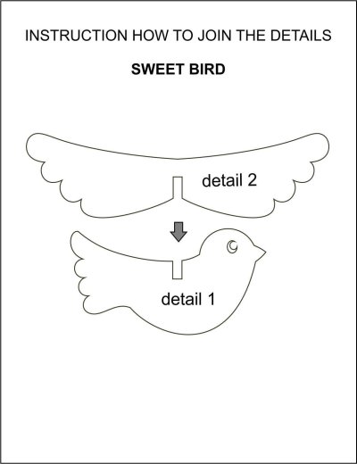 Голубь из бумаги объемный