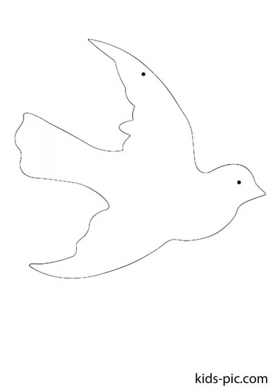Трафареты птиц для вырезания из бумаги