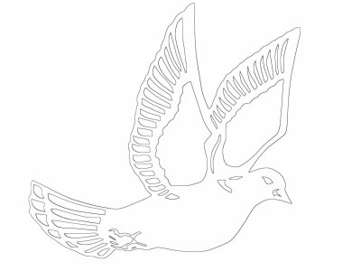 Вытынанки голуби