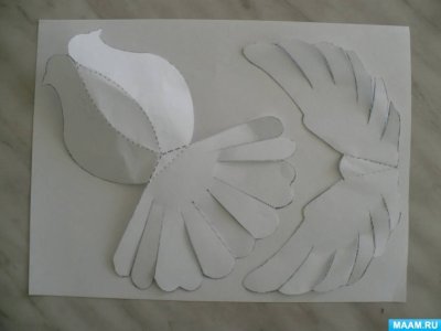 Голубь из бумаги объемный