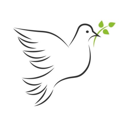 Голубь с веточкой