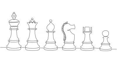 Шахматная фигура ферзь раскраска