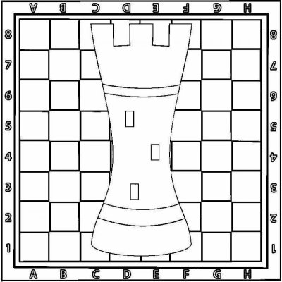 Шахматные раскраски для детей