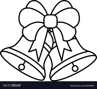 Колокольчик школьный раскраска для детей