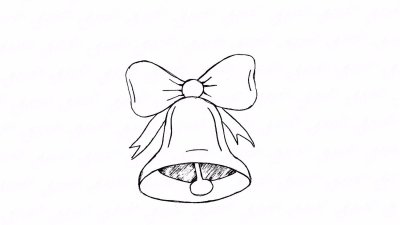 Колокольчик школьный рисунок