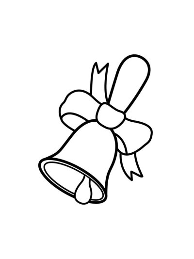 Колокольчик школьный раскраска для детей