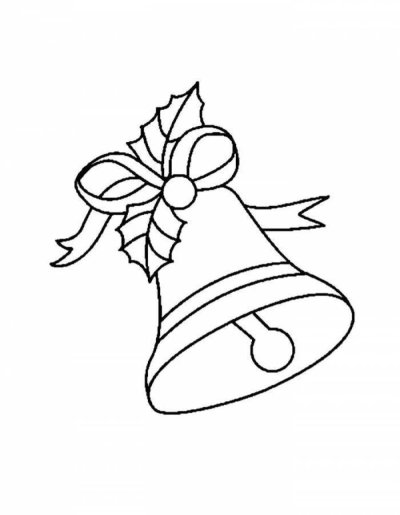 Колокольчик раскраска