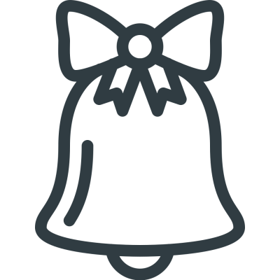 Колокольчик трафарет для вырезания