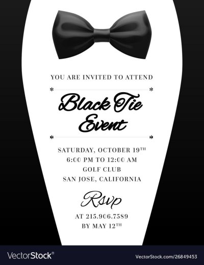 Приглашение мужское