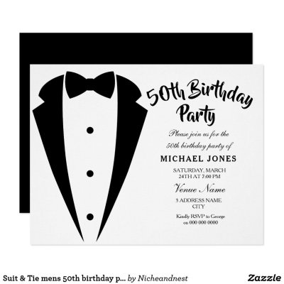 Приглашение на юбилей мужчине макет