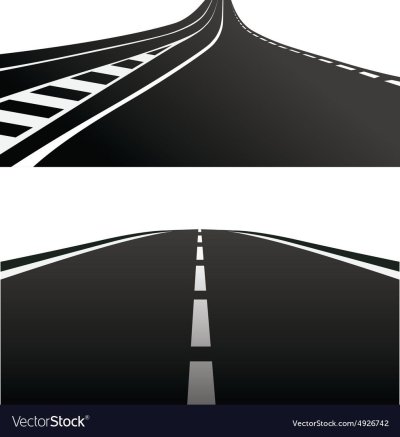 Дорога нарисованная