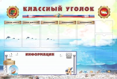 Уголок класса стенд
