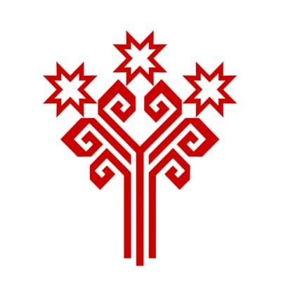 Чувашский орнамент трафарет