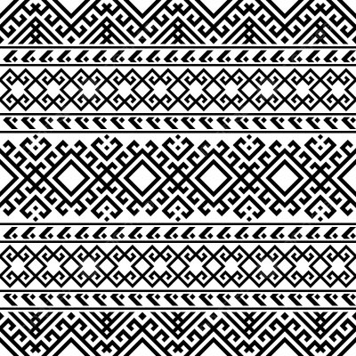 Каракалпакский орнамент вектор