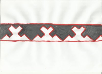 Ненецкий орнамент Оленья тропа