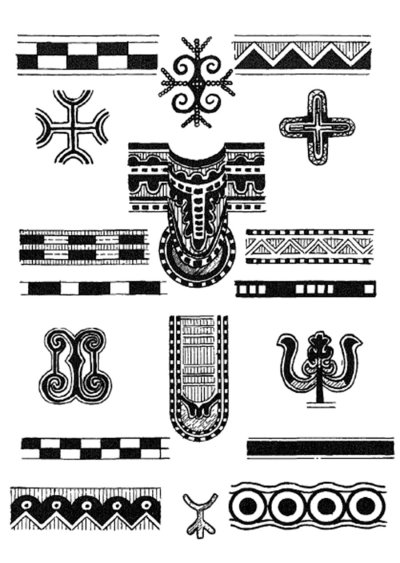 Национальный узоры эвенки