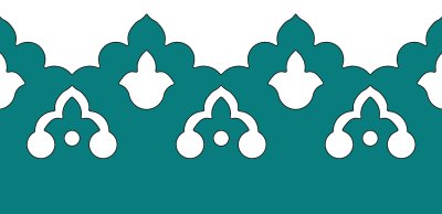 Татарский орнамент Пальметта