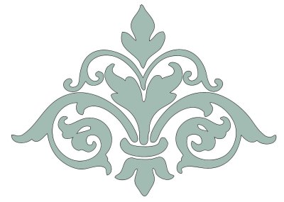Орнамент трафарет