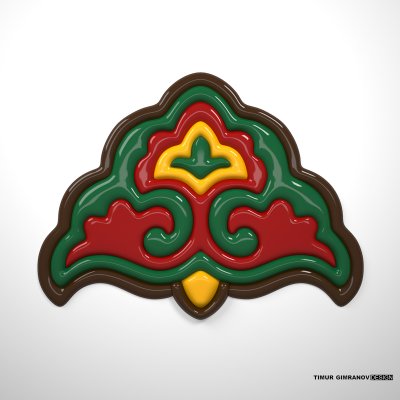 Татарский орнамент Лотос