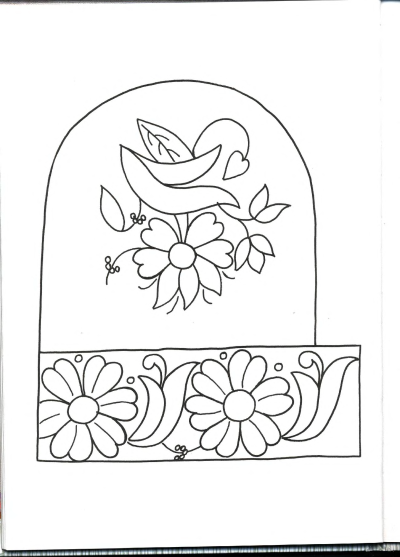 Татарский калфак эскиз