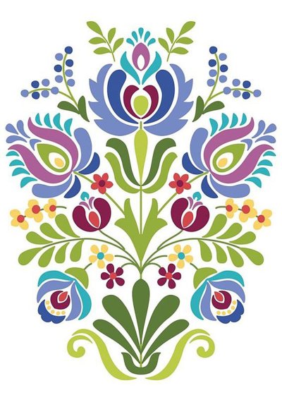 Орнамент цветы