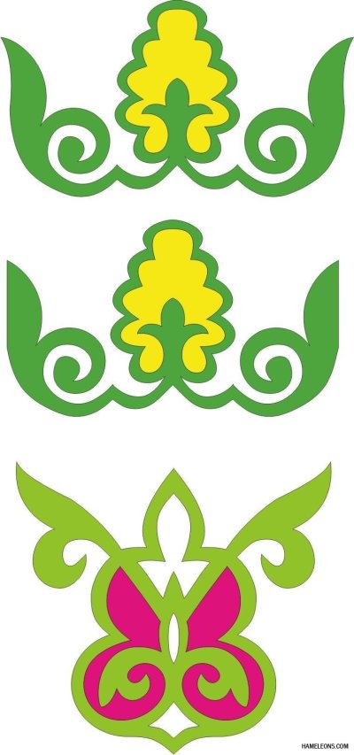 Татарский орнамент Лотос