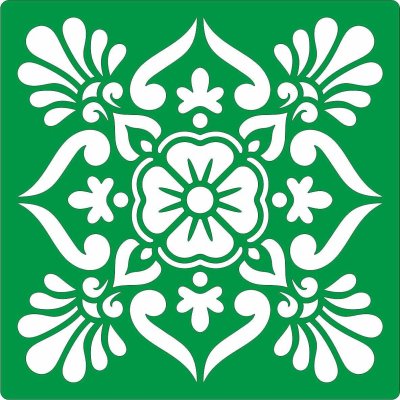 Трафарет для изразцов