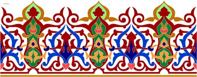 Национальный орнамент Таджикистана вектор