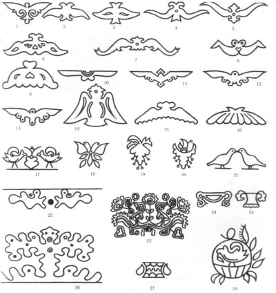 Зооморфный татарский орнамент и узоры