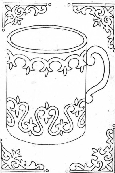 Татарский национальный орнамент раскраска