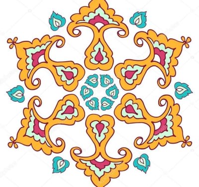 Национальный узор Татаров