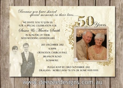 Золотой юбилей свадьбы