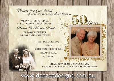 Поздравление с золотой свадьбой