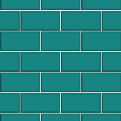 Плитка кабанчик бирюза