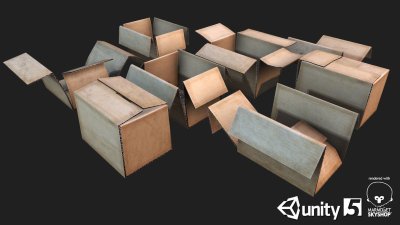 3д модель коробки