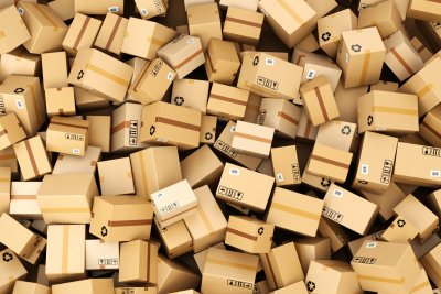 Много коробок