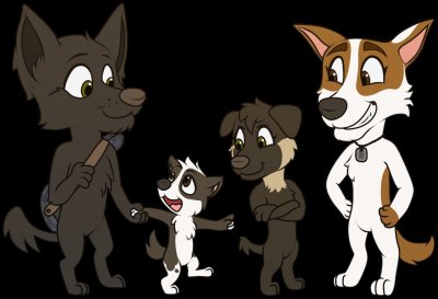 Белка и стрелка любовь