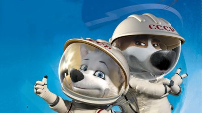 Белка и стрелка лунные приключения мультфильм