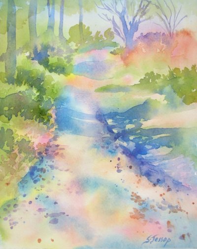 Рисунки акварелью