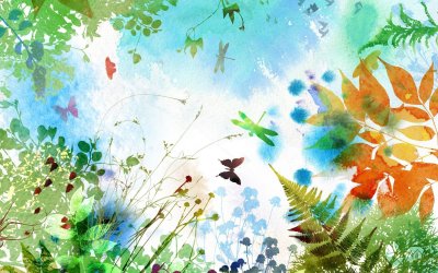 Фон для рисунка акварелью