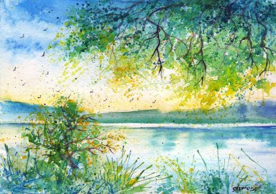 Анна Армона акварель Весна