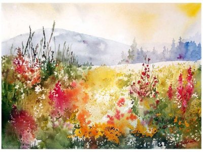 Пейзажи акварелью Татьяна Бейко