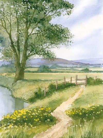 Пейзаж рисунок